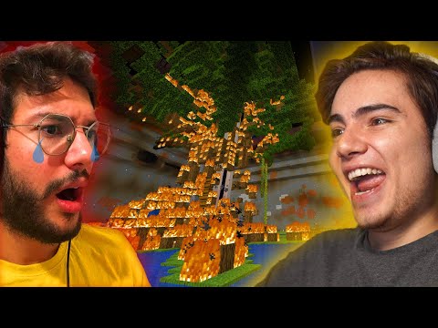 VALES 'in YERALTI ŞEHRİNİ YAKTIM!! (15 saniye sürdü) - Minecraft Survival - Bölüm 10
