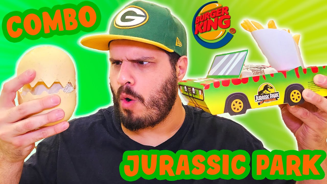 GRRRR 🦖 Pensou que as surpesas do BK Jurassic Park tinham acabado? Ch