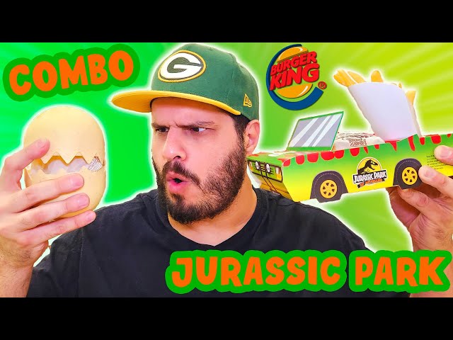 É claro que no Combo BK Jurassic Park não poderia faltar um Burger