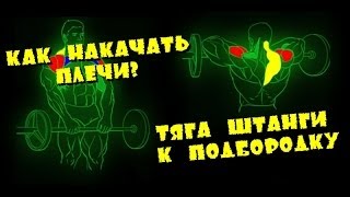 Как накачать плечи? Тяга штанги к подбородку. Тренировка плеч часть 2(РЕКЛАМА И СОТРУДНИЧЕСТВО https://vk.com/fightballcom Подпишитесь на канал, чтобы получать мои новые видео: http://www.youtube.com/..., 2014-02-14T19:18:01.000Z)