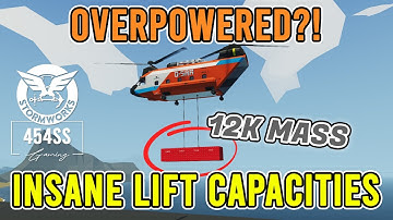Hoeveel kunnen straalmotoren tillen in Stormworks?!