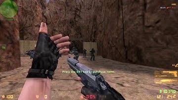 Counter-Strike: Condition Zero gameplay with Hard bots on Militia - Counter-Terrorist (Old - 2014)