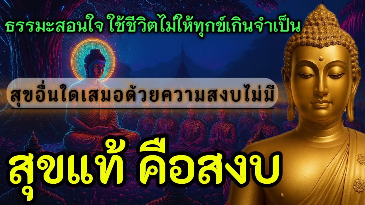 🌿 ฟังแล้วใจสงบ ความสุขแท้คือความสงบ|หลวงพ่อรวย