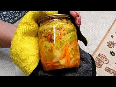 Korean-style Zucchini. A favorite, time-tested recipe. Perfect for parties and picnics. Sugar-free.
