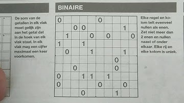 An admirable Binary Sudoku puzzle (with a PDF file) 07-03-2019 part 1 of 3