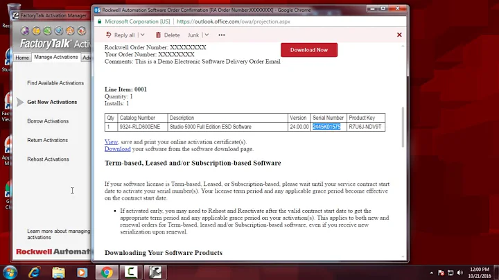 How to Activate Your Rockwell Software