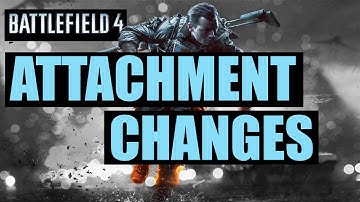 Battlefield 4: Spring Patch Weapon Attachment Changes | Rush Gameplay
