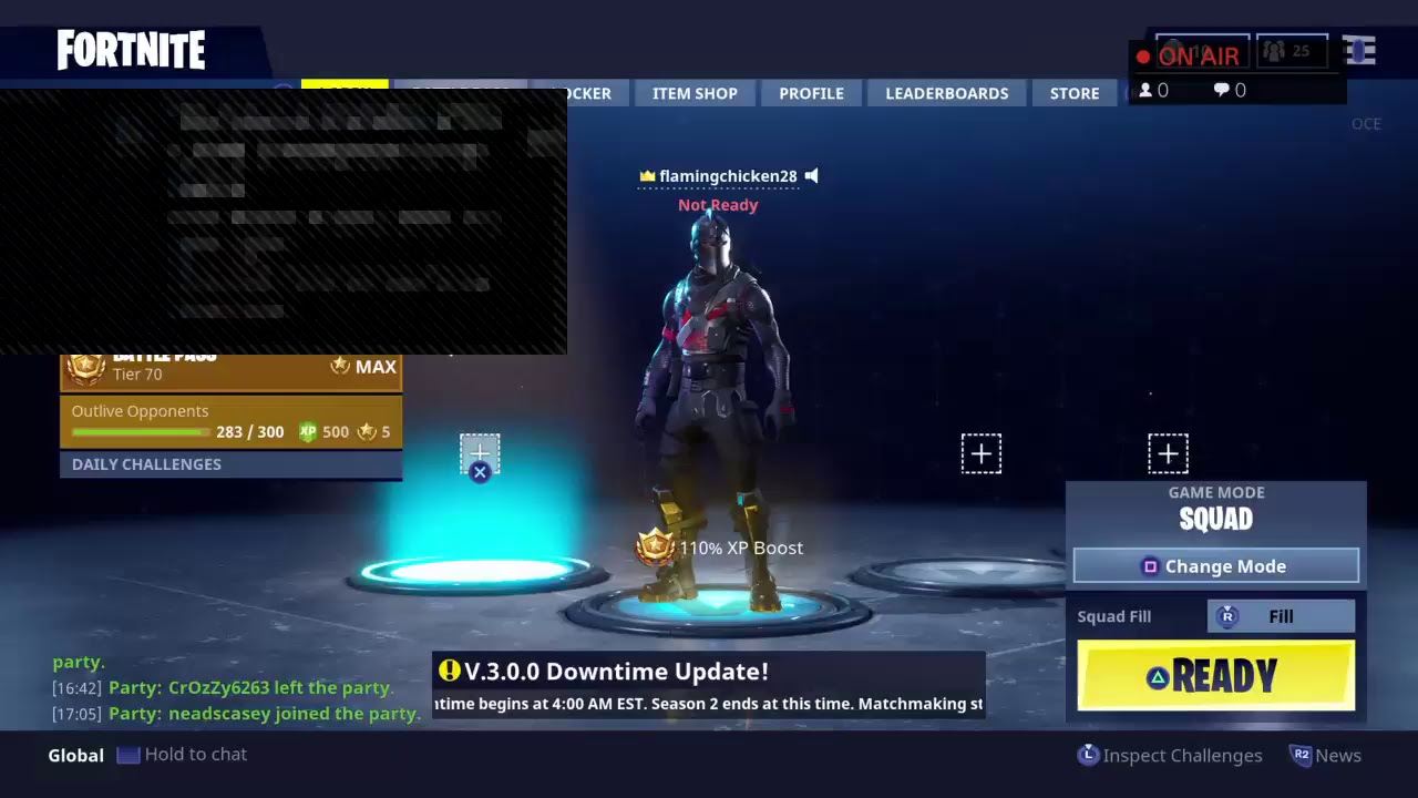 Fortnite Battle Royal Getting ready for season - YouTube