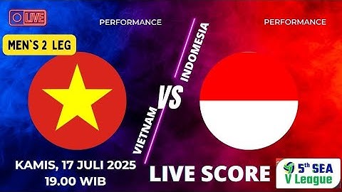 LIVE 🔴 Indonesia vs Vietnam - SEA VLeague Men's Volleyball 2025