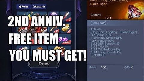 2ND ANNIVERSARY FREE ITEMS MU ORIGIN 2 YOU MUST GET