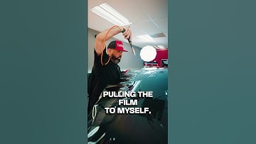How to Torch Shrink Tint on a Tesla Model 3 Back Window #tint #howto #tesla #windowtint #automobile