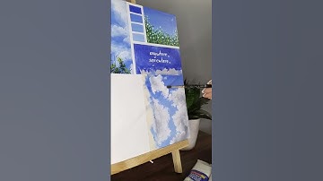 Thumbnail of Blue mood board💙👀 #art#painting#blue#sky#mood#aesthetic#explore#artwork#subscribe
