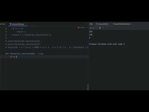 Find Factorial Recursive in Python