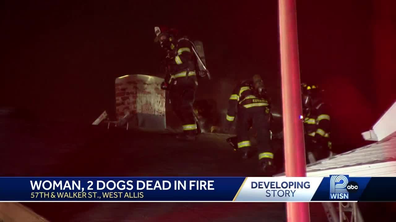 Woman, 2 dogs found dead in West Allis house fire - YouTube