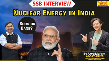 Nuclear Energy in India - Boon or Bane | SSB Interview | SSB Preparation | lecturette topics | SSB