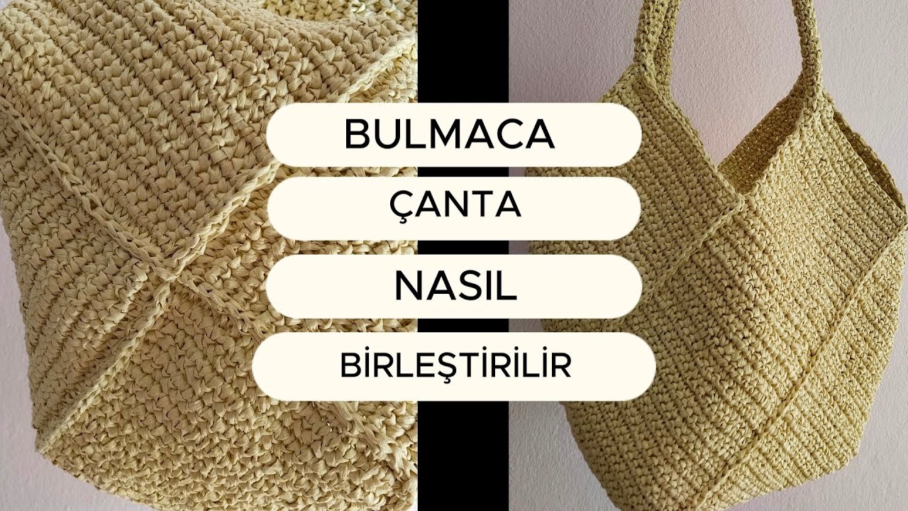Bulmaca Çanta Birleştirme #crochet #diy #handmade