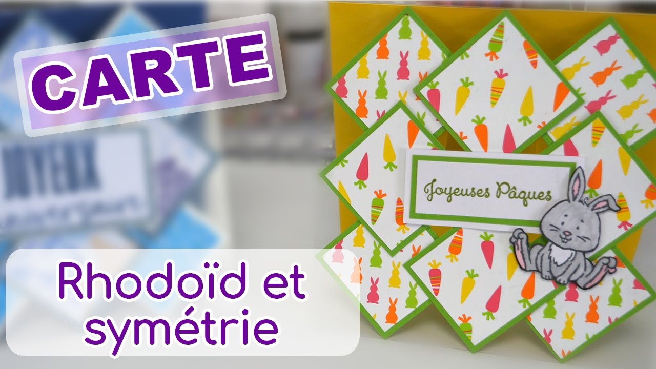 TUTO CARTE : Utiliser du rhodoïd pour un effet transparent symétrique | Scrapitude
