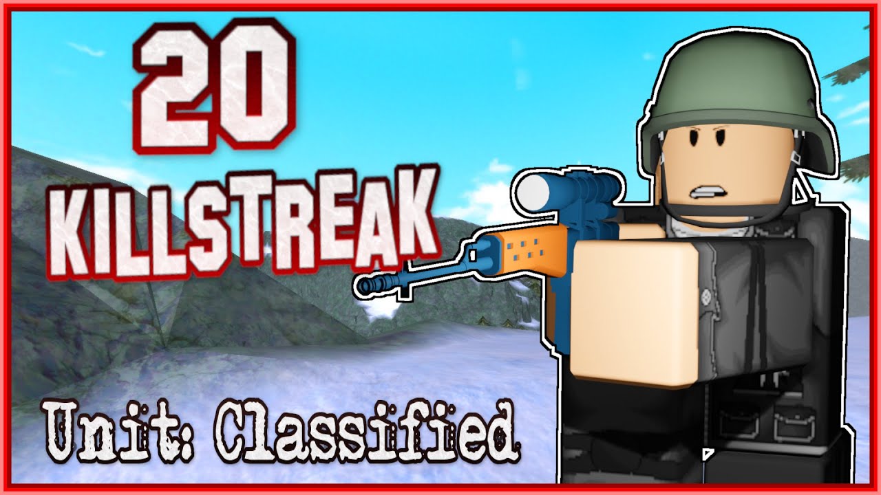 I became a SNIPER GOD... (Roblox Unit: Classified Beta)