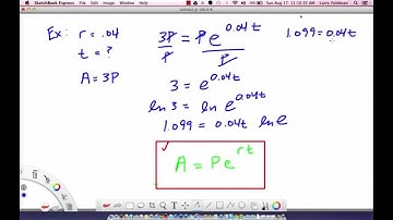 Continuous Interest Compounding