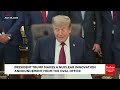 President Trump Announces New Nuclear Initiative In The Oval Office