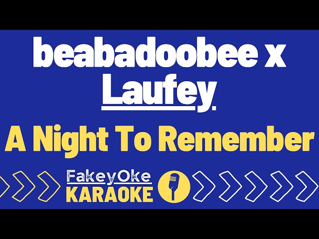 beabadoobee x Laufey - A Night To Remember [Karaoke] class=