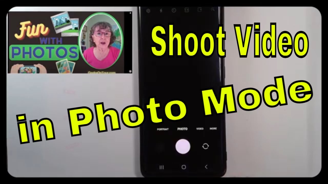 Shoot Video in Photo Mode