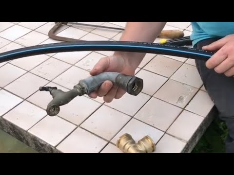 Installer un robinet d’eau extérieur.