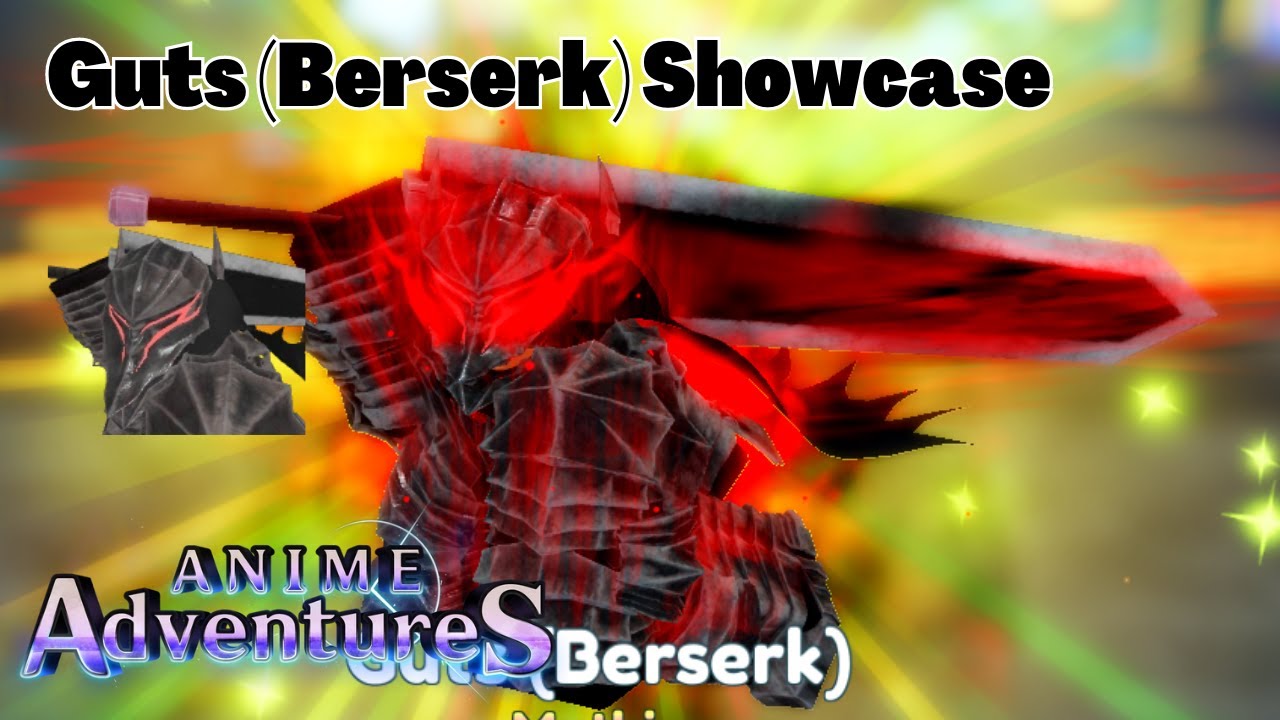 Guts (Berserk) Showcase 🔥🔥🔥#animeadventures #roblox #berserk