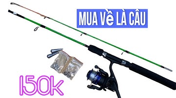 Combo 26: combo câu tôm và cá nhỏ 150k, về là câu