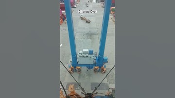 Yard Change || Change Over #ytshorts #shahidrtgcoperator #crane #rtg #craneoperator #shortvideo