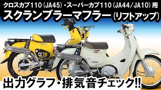 スーパーカブJA44タケガワスクランブルマフラー