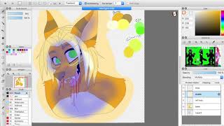 glowy gore #speedpaint