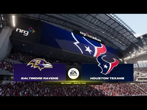 Madden NFL 24 - Baltimore Ravens (12-3) Vs Houston Texans (11-4) PS5 ...