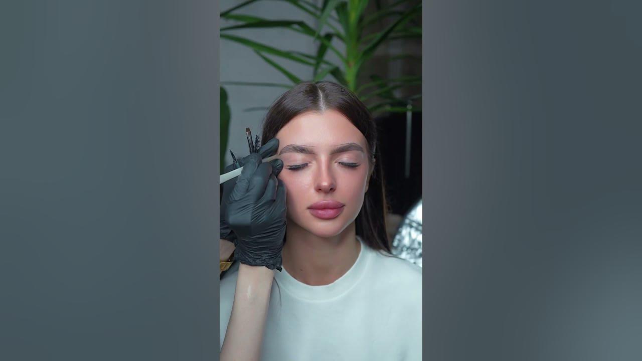 Этапы перманентного макияжа 🏹💞 - YouTube
