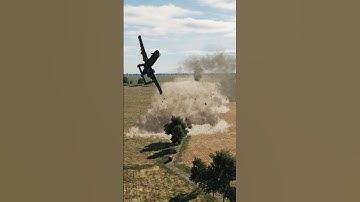 A-10 Warthog Leaves a Trail of Destruction drops Cluster bombs and Drops way to low #shorts #dcs