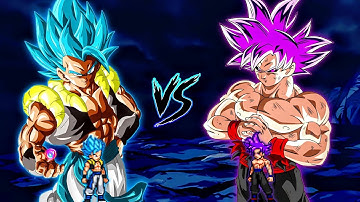 Gogeta DBS (all form) (New) VS Goku 1000 Yr Old (all form) in Jump Force Mugen
