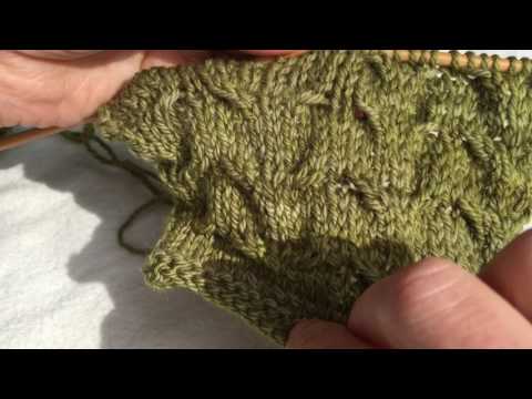 Twist Stitch Tutorial for Pansyland Cowl