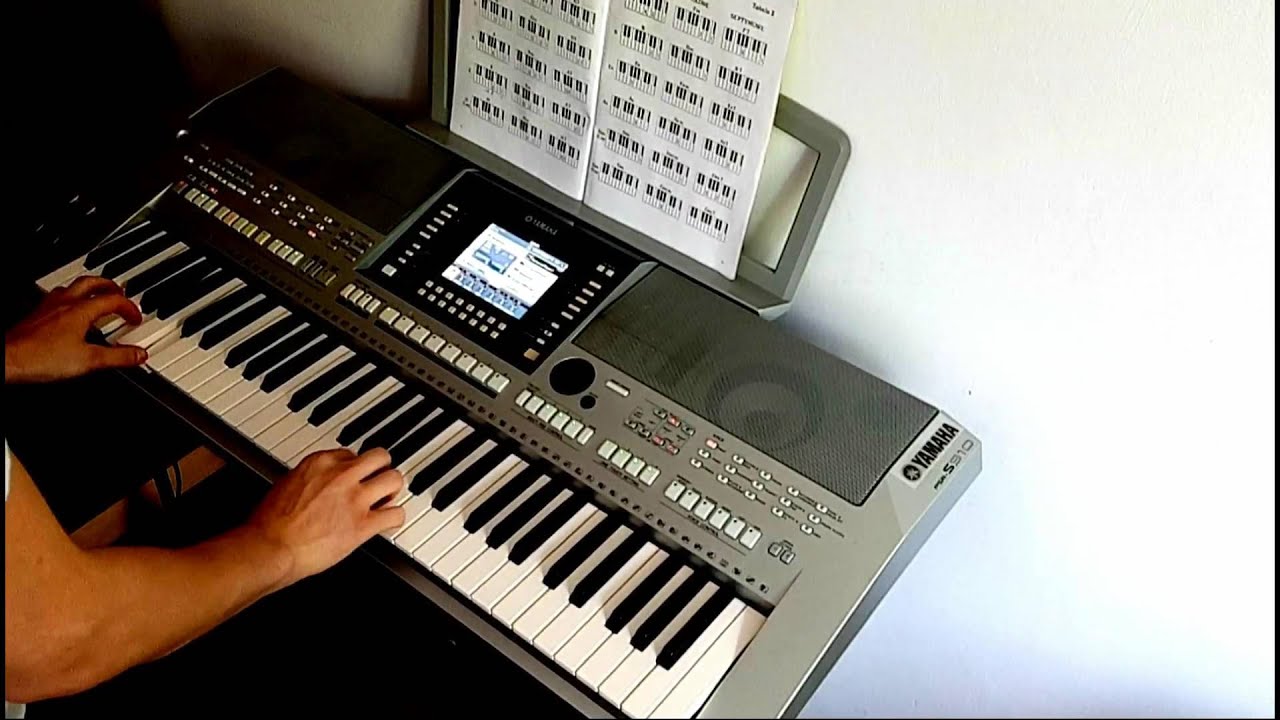 Jak zagrać 28# Sarsa - Naucz Mnie Piano /keyboard PSR S tyrosine crystals