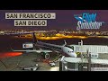 ✈️ MICROSOFT FLIGHT SIMULATOR 2020 | SAN FRANCISCO - SAN DIEGO - FULL FLIGHT - A320NEO  - AcePilotHD