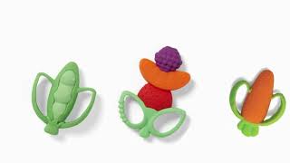 Infantino Lil' Nibbles Textured Silicone Teether #shorts