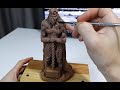 God Thor from clay sculpting process / Тор из пластилина