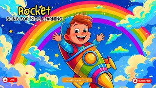 Rocket Launch Countdown 🚀 | Fun Space Song for Kids | 5-4-3-2-1 Blast Off!
