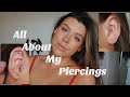 ALL ABOUT MY PIERCINGS! My experiences with different piercing | How painful? how did they heal?