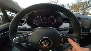 How to Enter and Manage Digital Speedometer in Renault Clio V ( 2019 - now )