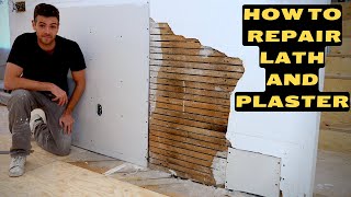 Lath and Plaster Repair!