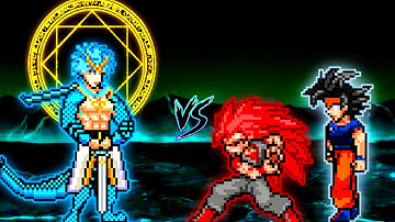 OMG😱 | Sinbad V4 OP (all form) VS Evil Goku TP OP & Goku TP OP (all form) in Jump Force Mugen