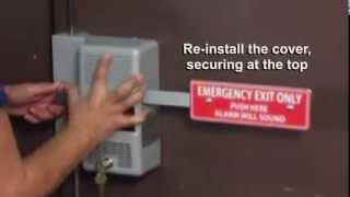 Detex ECL 230D Battery Change