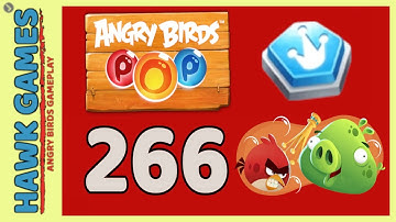 Angry Birds Stella POP Bubble Shooter Level 266 - Walkthrough, No Boosters