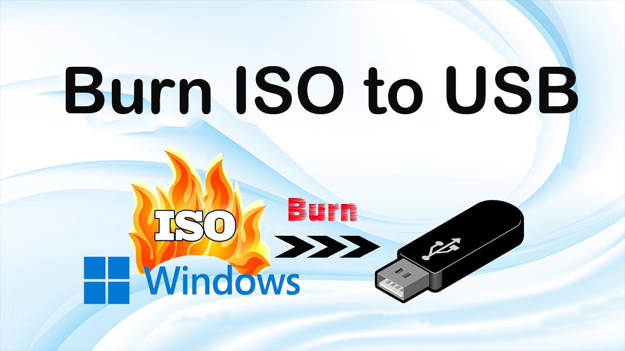 Easy & Free) How Burn ISO File to USB Flash on Windows 10 | Create Bootable USB Drive - YouTube