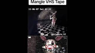 mangles VHS tape Warning ⚠️ disturbing audio #fnaf #shorts